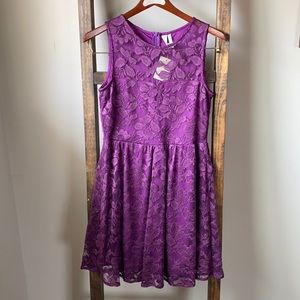 Purple Lace Dress